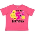 thumbnail image 3 of Inktastic Its My 5th Birthday with Smiling Emoticon Girls Toddler T-Shirt, 3 of 5