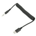 thumbnail image 1 of Cable adaptador de audio para micrófono en vivo PULUZ TRRS macho de 3,5 mm a tipo C macho con resorte en espiral, 1 of 14