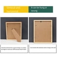 thumbnail image 5 of AJZIOJIRO 8x10 Rectangle Picture Frames Photo Frame Wooden Art Picture Frame With Mats 2IN1 Placed or Wall Hung, 5 of 9