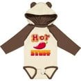 thumbnail image 3 of Inktastic Hot Stuff Boys or Girls Long Sleeve Baby Bodysuit, 3 of 5