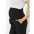 thumbnail image 7 of Fashionable maternity pants harlan pants, elastic and comfortable for spring and autumn wear, suitable for sports, leisure, shopping, and vacation，Belly High Waist Pregnancy Pants Sweatants, XL, 7 of 7