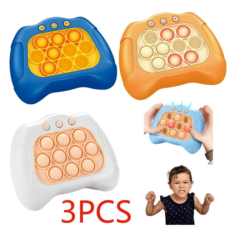  Pop Fidget Toys Handheld Game for Teens, Push Bubble Light up  Puzzle Game Machine & Best Gifts for Kids, Quick Push Games Educational  Sensory Toys, Stress Relief Party Favors Toy Age