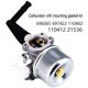 thumbnail image 2 of Replacement Carburetor for 696065 697422 110402 110412 215369 - Compatible with Tiller Engines, 2 of 5