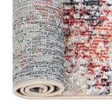 Mainstays Modern Morgana Multi-Color 5' x 7' Woven Olefin Area Rug with ...