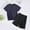 Boys Navy, variant on Piuwrlz 4-5 T Boy Outfit Sets Boys Short Sets Summer Crew Neck T-Shirt and Shorts Set Army Green Size 4-5 T