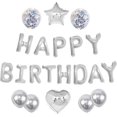 thumbnail image 1 of Yanonmyfd Globos Happy Birthday para Decoracion, Globos Feliz Cumpleaños, Baner Cumpleaños. Letrero de globos metalicos de fiesta. Kit fiesta decoracion pared. Decoration banner Party (HAPPYROSAMEX), 1 of 23
