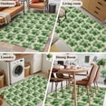 thumbnail image 5 of Area Rugs for Living Room Bedroom, St Patricks Day 4'x6' Rug Washable Carpet Runner Indoor Outdoor, Spring Green Shamrock on Linen Non Slip Accent Floor Mats Rug for Kitchen, Office, 5 of 8