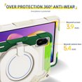 thumbnail image 3 of FJLBDE Case for Xiaomi Redmi Pad 2 2025 11 inch with 360 Kickstand, Shoulder Strap Carrying Protective Cover, Multicolor Green, 3 of 6