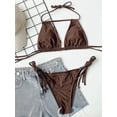 thumbnail image 2 of Halter Neck Ruched Bikini Set, 2 of 3