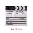 thumbnail image 1 of Wooden Director Movie Scene Clapperboard TV Video Clapper Board Film Photographic Prop Hanging Decorations, 1 of 5