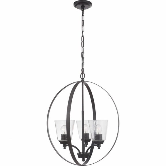 Three Light Foyer in Transitional Style 21 inches Wide By 25.25 inches High Bailey Street Home 139-Bel-3827840