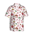 thumbnail image 2 of Qekee Cute Animal print Hawaiian Shirt for Men Short Sleeve Button Down Shirts Beach Tropical Casual Shirts, 2 of 9