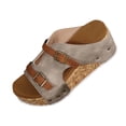 thumbnail image 2 of ATENAR Women Sandals Summer Beach Sandals for Women Fashion Shoes Women Gray 9, 2 of 5