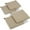 Sandstone, variant on Blazing Needles Outdoor Spun Poly 19-Inch by 20-Inch by 3-1/2-Inch All Weather UV Resistant Zippered Cushions, Sandstone, Set of 4