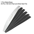thumbnail image 3 of Uxcell 40pcs Nail File, 180 Grit Reusable Peel and Stick Fingernail File with Replaceable Emery Board, 3 of 6