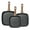 Black, variant on 3 Piece Nonstick Frying Pan Set (9.5", 10", 11") – Square Grill Skillets with Removable Stay-Cool Handles, PFOA-Free & Dishwasher Safe | #KitchenFinds #CookingHacks#CookingEssentials