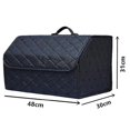 thumbnail image 5 of Car Storage Bag Pu Leather Trunk Organizer Box Bags Folding Car Trunk Stowing, 5 of 5