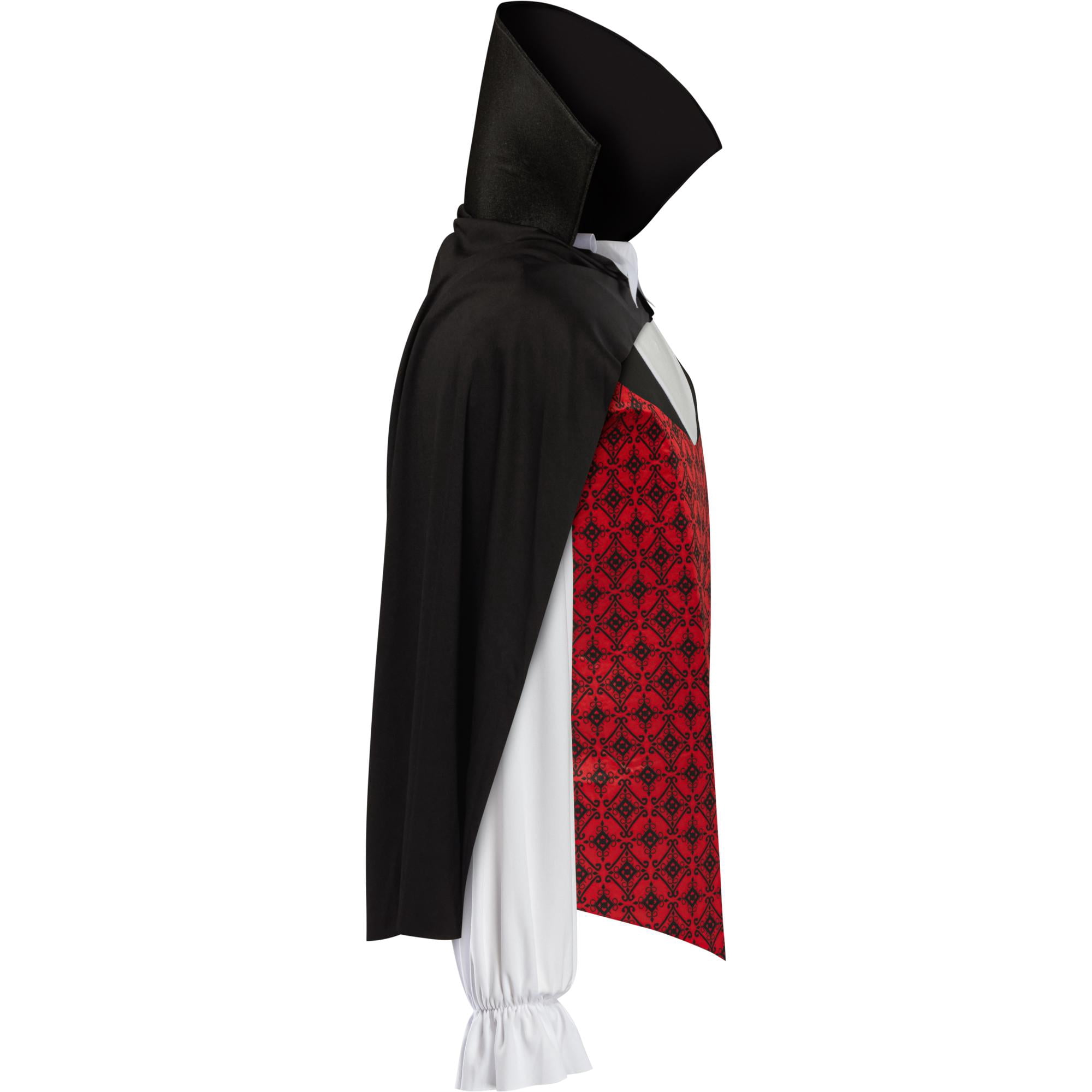 Vampire Halloween Costume for Adults, Men's Size L (36/38), by Way to Celebrate