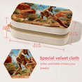 thumbnail image 5 of Kangaroo Velvet Portable Storage Box with Removable Compartment: Display Case, Jewelry Box, and Jewelry Stand - Gift, 5 of 7