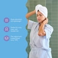 thumbnail image 6 of Turbie Twist 2 Pack Extra Long Microfiber Hair Towel - Pink, Mint, 6 of 7