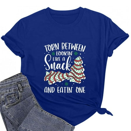 

Tawop Womens Summer Tops 2023 Women S Printed Short Sleeve Dark Blue 12