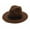Brown, variant on BAYAIXZ Men & Women Vintage Wide Hat With Belt Buckle Adjustable Outbacks Hats (Hot Pink,One Size)
