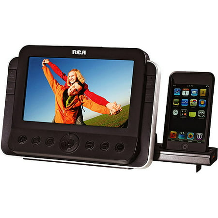 RCA iPod/iPhone Dual Alarm Clock Radio w/ Docking Station and 7