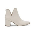 thumbnail image 2 of Aqua College Womens Trey  Leather Notched Booties, 2 of 3