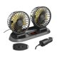 thumbnail image 5 of Ventilador de refrigeración automático genérico de 12/24 V, ventilador de vehículo, doble cabezal, silencioso, 3 velocidades, eléctrico Mejora, 5 of 8