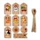 thumbnail image 1 of Papel Kraft De Navidad, 50 Uds., Bricolaje, Gracias, Manualidades De Varios Estilos, Etiqueta Colgante Con Etiquetas De Cuerda, Suministros Para Envolver Regalos sonducket HA040854-02, 1 of 6