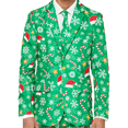 thumbnail image 2 of Traje Navideño elegante Dulce Navidad Rev  Color verde traje elegante, 2 of 3