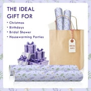 SCENTORINI Lavender Scented Drawer Liners, 6 Sheets Drawer Paper for Dresser,Home Shelf Closet
