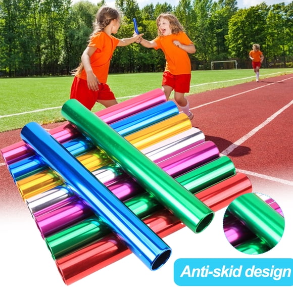 LJNYFDC Track Field Relay Batons 4Pcs Aluminum Alloy Track Field Relay Batons Professional Athlete Relay Batons High Strength 3.8cm Diameter for Running Teams
