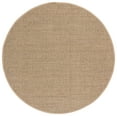 thumbnail image 3 of SAFAVIEH Natural Fiber Arbor Bordered Area Rug, Natural/Beige, 10' x 10' Round - Large - Coastal Design, Natural & Beige, Seagrass, Ideal for Entryway, Kitchen, Living Room, Office, 3 of 13