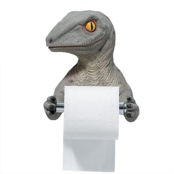 Papel Higiénico Diseño De Dinosaurio Portarrollos De Papel Estante De Papel Montado En La Pared Para Baño De Inodoro Speravity HA044726-02
