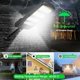 thumbnail image 2 of Luz solar con sensor de movimiento de 213 LED, resistente al agua hasta 180°, ajustable para jardín, calle y porche, paquete de 2, 2 of 5