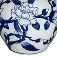 thumbnail image 3 of A&B Home Blue and White Floral Porcelain Ginger Jar 6.3" x 6.3" x 7.5", 3 of 11