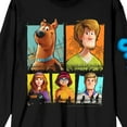 thumbnail image 2 of Scoob! Movie (2020) Grunge Characters Women's Black Long Sleeve Crew Neck Tee-XXL, 2 of 5