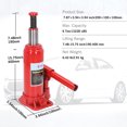 thumbnail image 4 of 6 Ton Hydraulic Bottle Jack,Heavy Duty Welded Car Jack, Manual , 7.5"-16" High  Capacity for Automotive Car Repair Shop Use, 4 of 9