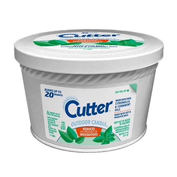 Cera de soja para exteriores Candle Cutter con aceite de citronela, 325 ml