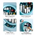 thumbnail image 4 of Organizador de maquillaje adhesivo sin perforaciones - Práctico y espacioso para baño y dormitorio, color blanco, 4 of 7