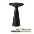COZAYH Pedestal Small Drink Table Round Martini Table Wood Plant Stand