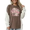 thumbnail image 4 of She's From Texas I can Tell Shirt for Women Trendy Country Girl Graphic Tee Espresso Shirt Adult 2XL, 4 of 7