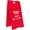 Red, variant on A-Frame Signboard 22” x 28” Display Surface – Large Outdoor Sandwich Board w/Weather Resistant PVC Sign Protector & Sand Fill Holes – Dual Signage Stand for Storefront Sidewalk Curb (Red)