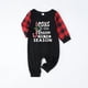 thumbnail image 3 of Pijama familiar a juego de Navidad, Conjunto de pijama rojo luminoso, Jesús es la razón, 3 of 3