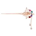 thumbnail image 1 of Dangle Hair Stick Palillo Flor Horquilla Chignon Pin Borla Colgante Decoración Zulema Palillos para el cabello para las mujeres, 1 of 8