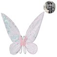 thumbnail image 1 of Disfraz de elfo de Halloween con alas de hada transparentes y brillantes para niños, 1 of 5