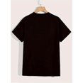 thumbnail image 2 of Camiseta informal con estampado de letras para hombre. Ideal para adultos, hombres, mujeres, adolescentes, jóvenes y para el tiempo libre., 2 of 7