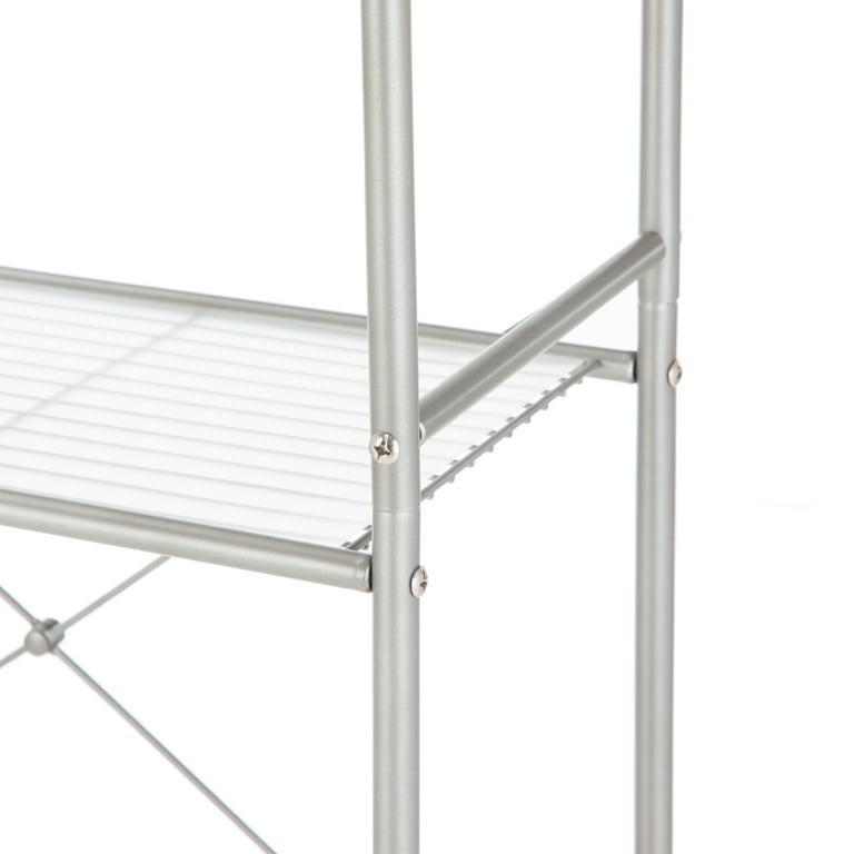 Free Shipping! Mainstays Over the Toilet Steel Storage Shelf Unit