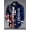 T3, variant on Men’s 1776-2026 USA 250th Anniversary Long Sleeve Button Up Shirt, Vintage American Flag Eagle We The People Faith Print Casual Patriotic Shirts